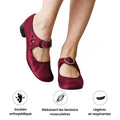 Denisa | Sandales orthopédiques avec semelle compensée confortable