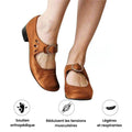 Denisa | Sandales orthopédiques avec semelle compensée confortable
