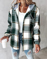 Veste Chemise à Capuche | Tendance & Confort | Motif Carreaux
