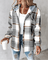 Veste Chemise à Capuche | Tendance & Confort | Motif Carreaux