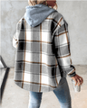 Veste Chemise à Capuche | Tendance & Confort | Motif Carreaux
