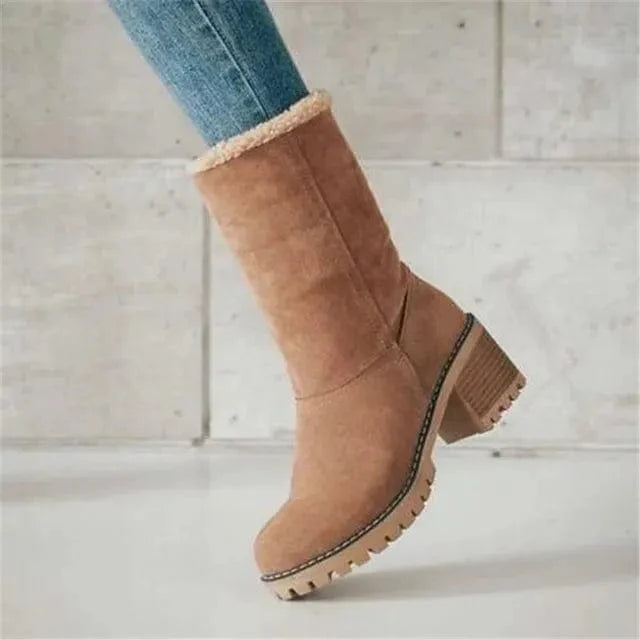 Bottes mi-hautes en laine - Confort et style - Volmena