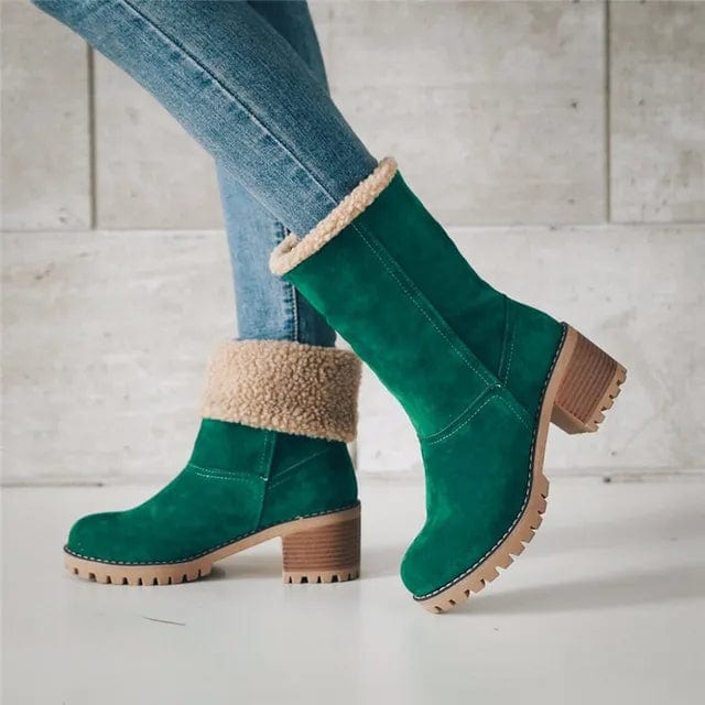 Bottes mi-hautes en laine - Confort et style - Volmena