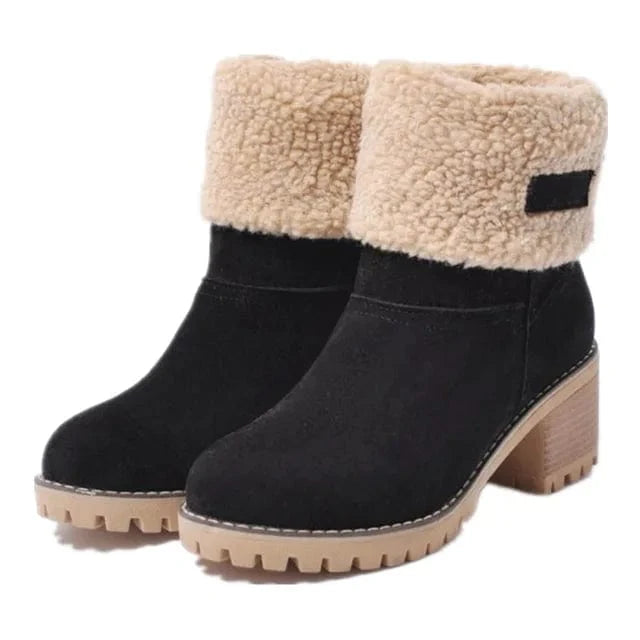 Bottes mi-hautes en laine - Confort et style - Volmena