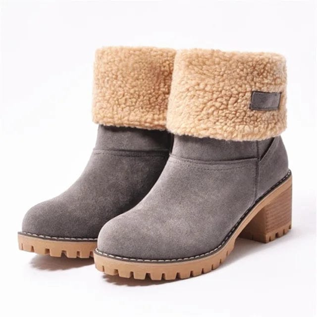 Bottes mi-hautes en laine - Confort et style - Volmena