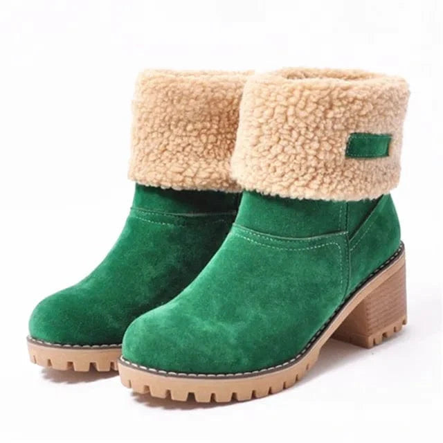 Bottes mi-hautes en laine - Confort et style - Volmena